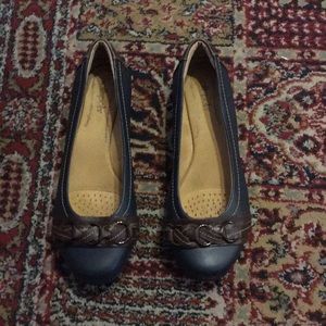 Softspots Navy Flats 8.5 WW